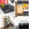 Black Marble Self Adhesive Wallpaper Pack Of 02
