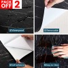 Black Marble Self Adhesive Wallpaper Pack Of 02