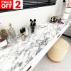 Grey Marble Self Adhesive Wallpaper Pack Of 02