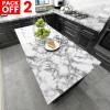 Grey Marble Self Adhesive Wallpaper Pack Of 02