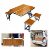 Portable Picnic Table And Chair Wooden Style