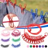 Clips Multifunction Drying Rack Clothes Line