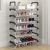 6 Layer Shoe Rack Organizer Stainless Steel