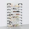 6 Layer Shoe Rack Organizer Stainless Steel