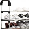 6 Layer Shoe Rack Organizer Stainless Steel