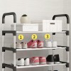 6 Layer Shoe Rack Organizer Stainless Steel