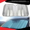 Front Windshield Sunshade Cover &  Toyota Vitz Model 2010-2014 Side Sunshade With Logo Pack Of 02
