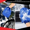 4x Tire Foam &  Microfiber House Cleaning & Car Wash Gloves Pack Of 02