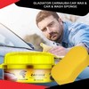 Gladiator Carnauba Car Wax & Wash Sponge Pack Of 02