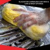 Gladiator Carnauba Car Wax & Wash Sponge Pack Of 02