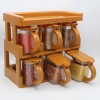 Master Chef Spice Rack With 6 Jars Set