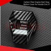Carbon Fiber Engine Start Stop Button Cover for Honda Civic X