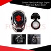 Carbon Fiber Suzuki Logo Engine Start Stop Button Cover