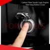 Carbon Fiber Suzuki Logo Engine Start Stop Button Cover
