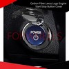 Carbon Fiber Lexus Logo Engine Start Stop Button Cover