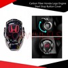 Carbon Fiber Honda Logo Engine Start Stop Button Cover