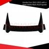 Honda Civic 2022-2023 with a Sleek Matte Black Roof Spoiler
