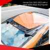 Honda Civic 2022-2023 with a Sleek Matte Black Roof Spoiler