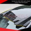 Honda Civic 2022-2023 with a Stylish Carbon Fiber Roof Spoiler