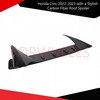 Honda Civic 2022-2023 with a Stylish Carbon Fiber Roof Spoiler
