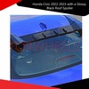 Honda Civic 2022-2023 with a Glossy Black Roof Spoiler
