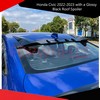 Honda Civic 2022-2023 with a Glossy Black Roof Spoiler