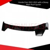Honda Civic 2022-2023 with a Glossy Black Roof Spoiler