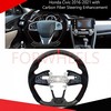 Honda Civic 2016-2021 with Carbon Fiber Steering Enhancement