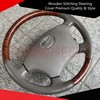 Wooden Stitching Steering Cover Premium Quality & Style
