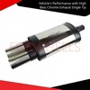 Vehicle's Performance with High Bass Chrome Exhaust Single Tip