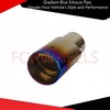Gradient Blue Exhaust Pipe Elevate Your Vehicle's Style and Performance