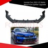 Honda Civic 2022-23 Matte Black Front Splitter Upgrade