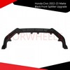 Honda Civic 2022-23 Matte Black Front Splitter Upgrade