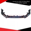 Honda Civic 2022-23 Glossy Black Front Splitter Upgrade