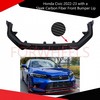 Honda Civic 2022-23 with a Sleek Carbon Fiber Front Bumper Lip
