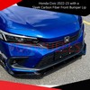 Honda Civic 2022-23 with a Sleek Carbon Fiber Front Bumper Lip