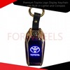 Premium Toyota Logo Display Keychain with Built-in Lighter and Compass