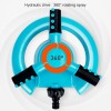 Efficient 360 Degree Three Arm Rotary Garden Water Sprinkler