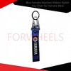 Blue Yamaha Keychain Ribbon Stylish Key Chain for Yamaha Bikes