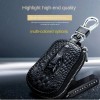 Crocodile Skin Leather Keybag Luxury Key Holder