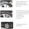 Waterproof Permanent Tire Marker Pen for Car Tyre Wheel Metal Paint