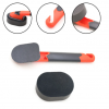 High-Performance Car Tire Sponge Brush with Replaceable Foam Pads for Efficient Car Washing, Detailing, Waxing, Cleaning, and Polishing