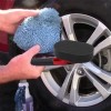 High-Performance Car Tire Sponge Brush with Replaceable Foam Pads for Efficient Car Washing, Detailing, Waxing, Cleaning, and Polishing
