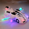 360 Degree Rotating Electric Airplane Toy with Lights Mini Car for Endless Fun
