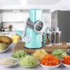 3 Blade Rotary Cheese Vegetable Slicer Effortless Food Preparation