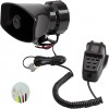 Alarm Horn Loud Car Siren Mic PA Speaker