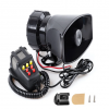 Alarm Horn Loud Car Siren Mic PA Speaker