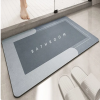 Large Non Slip Water Absorbent Bath Mat for Bathroom Floor Soft and Plush