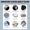 Non Slip Silicone Bath Floor Mat Strong Suction Cups Soft and Comfortable Easy to Clean