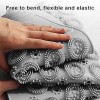 Non Slip Silicone Bath Floor Mat Strong Suction Cups Soft and Comfortable Easy to Clean